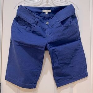 Blue long shorts